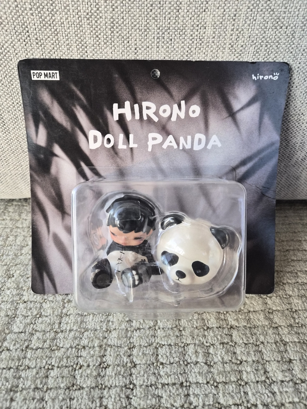 Pop Mart Hirono Panda Doll Hang Card Figure